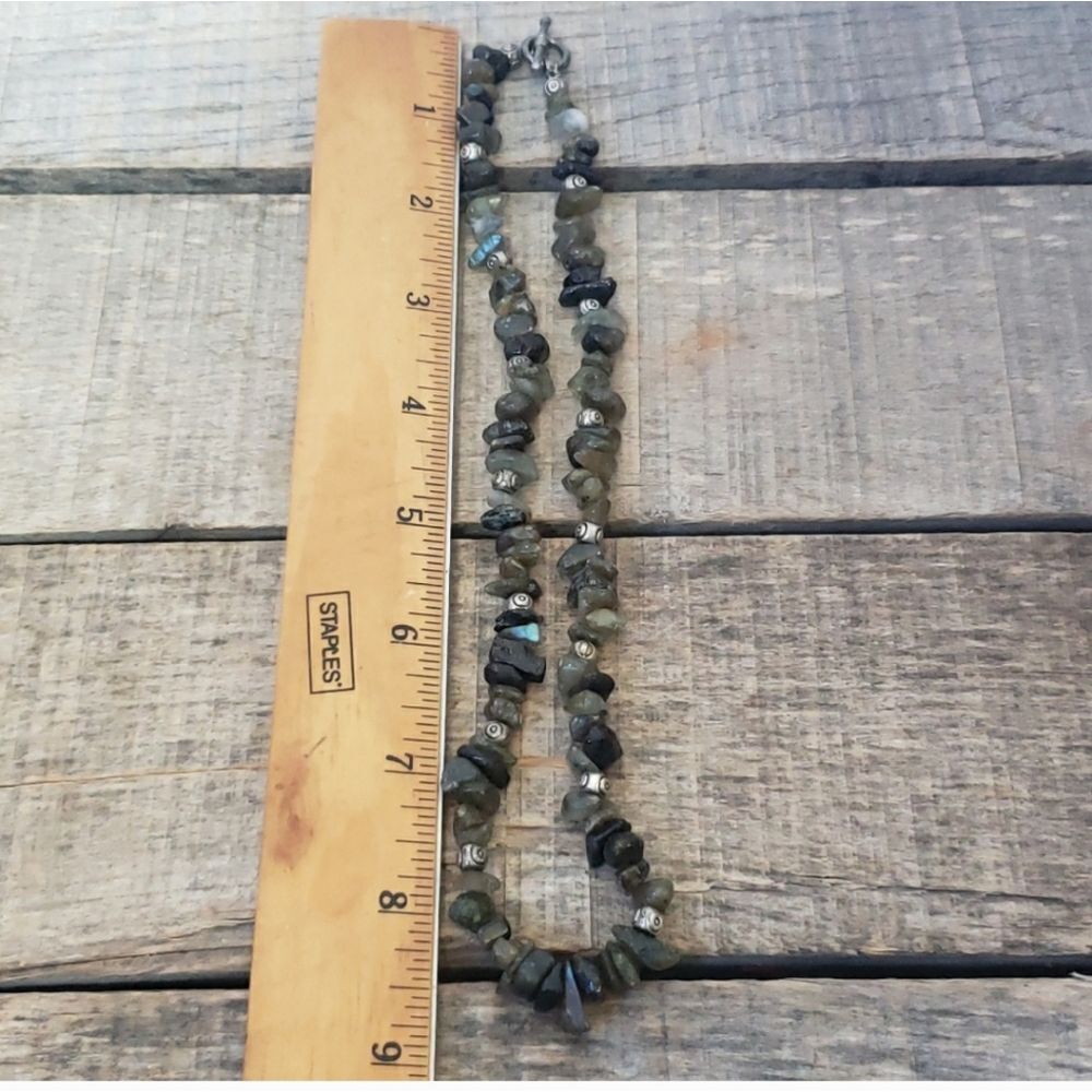 Artisan Stone Chip Toggle Necklace - image 5